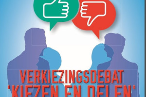 Verenigde dorpsbelangen organiseren lijsttrekkers debat in Wilhelminaoord.